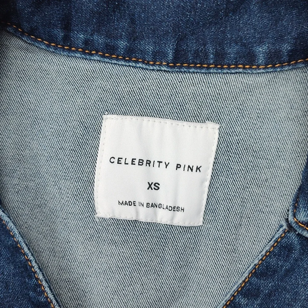 Celebrity Pink Women's XS Blue Denim Dress - Picture 3 of 10